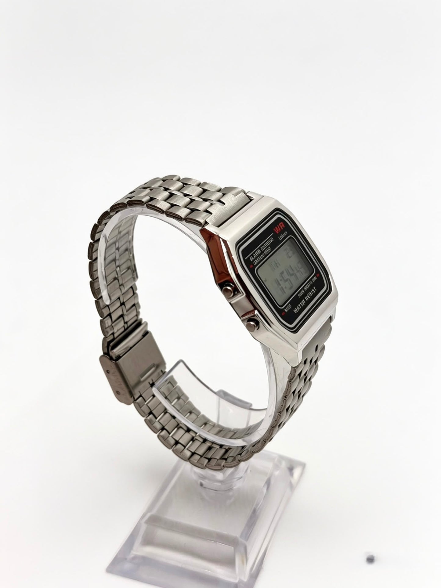 Premium Stainless Steel Digital Watch | Water Resistant & Day-Date Display ⭐