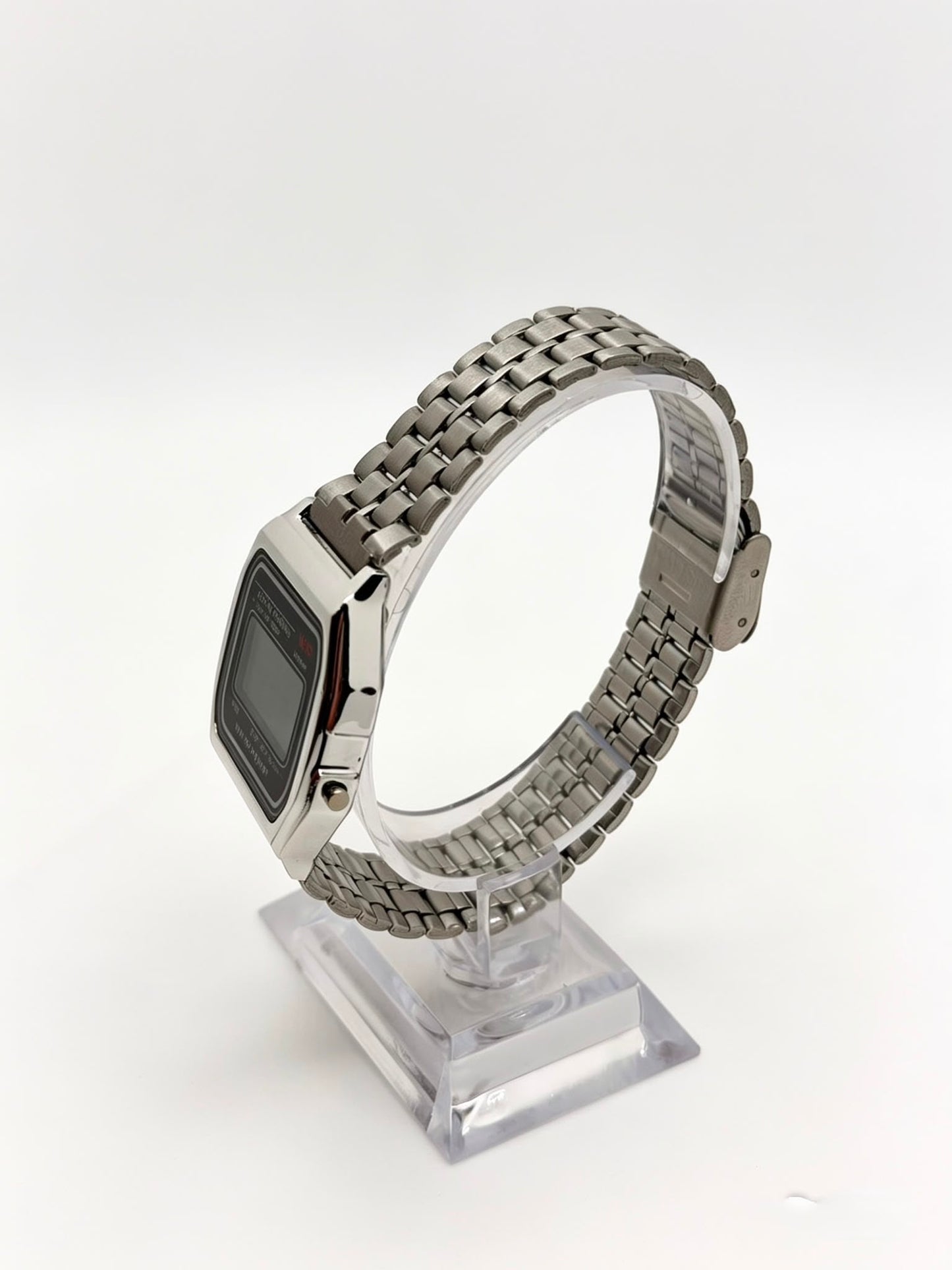 Premium Stainless Steel Digital Watch | Water Resistant & Day-Date Display ⭐