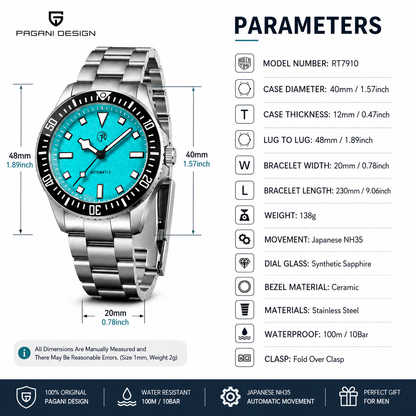 RollsTimi RT7910 Automatic Men's Watch