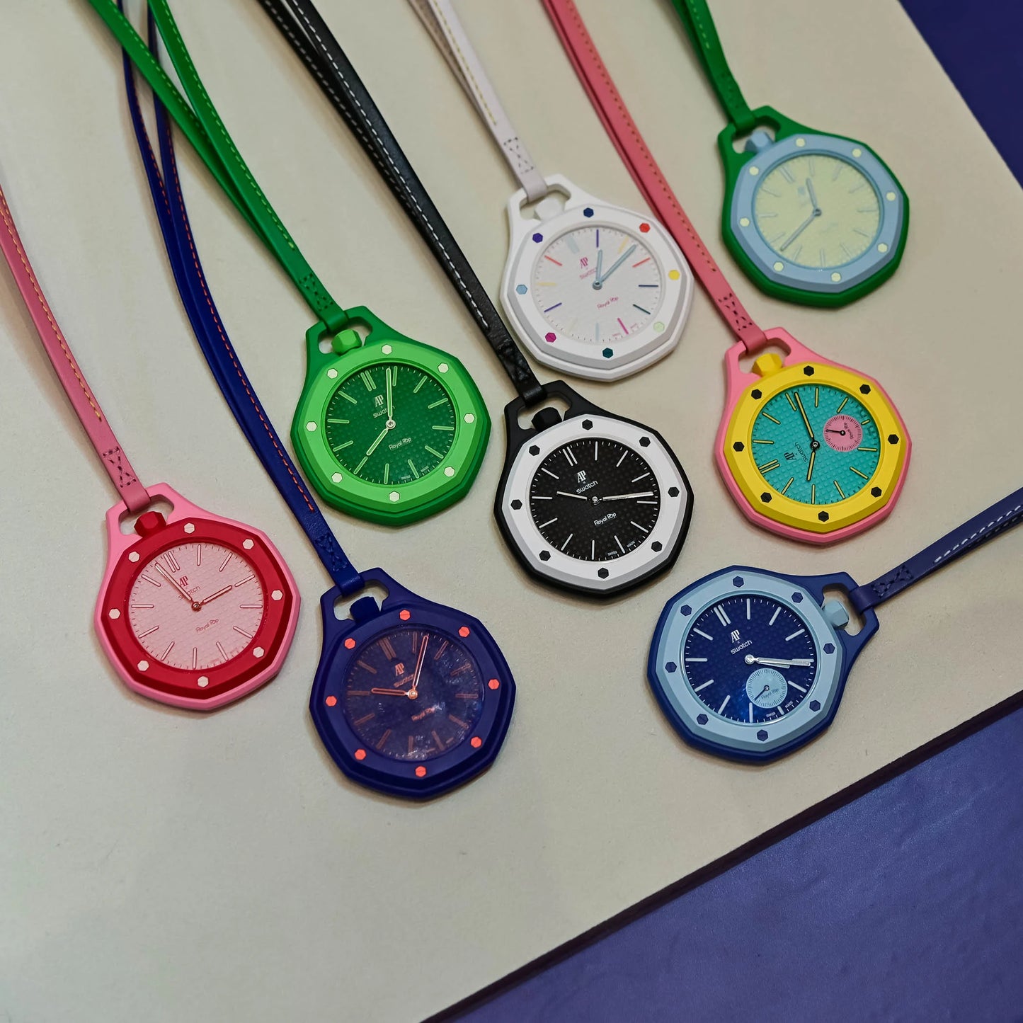 Premium Lanyard Pocket Watch – Multi-Colour Collection | Versatile Quartz Watch