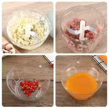 500/900ML Manual Meat Mincer Rotate Garlic Chopper Press Crusher Vegetable Onion Cutter Kitchen Cooking Accessories