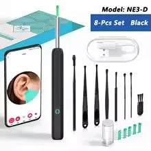 Visual Ear Wax Cleaner with Camera Safe Earwax Removal Endoscope with 5M Camera Luminous Otoscope Ear Cleaning Tools Ear Care