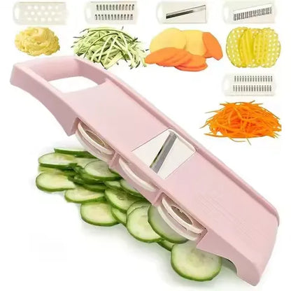 BOOMAYA Multi-Functional Vegetable Chopper Onion Chopper Food Chopper Kitchen Mandoline Slicer Veggie Dicer Cutter