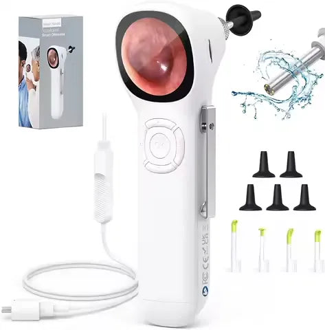 Visual Ear Wax Cleaner with Camera Safe Earwax Removal Endoscope with 5M Camera Luminous Otoscope Ear Cleaning Tools Ear Care