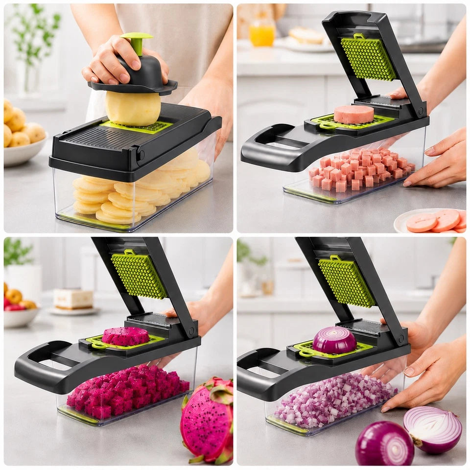 16-in-1 Multifunctional Vegetable Chopper, Multifunctional Food Chopper