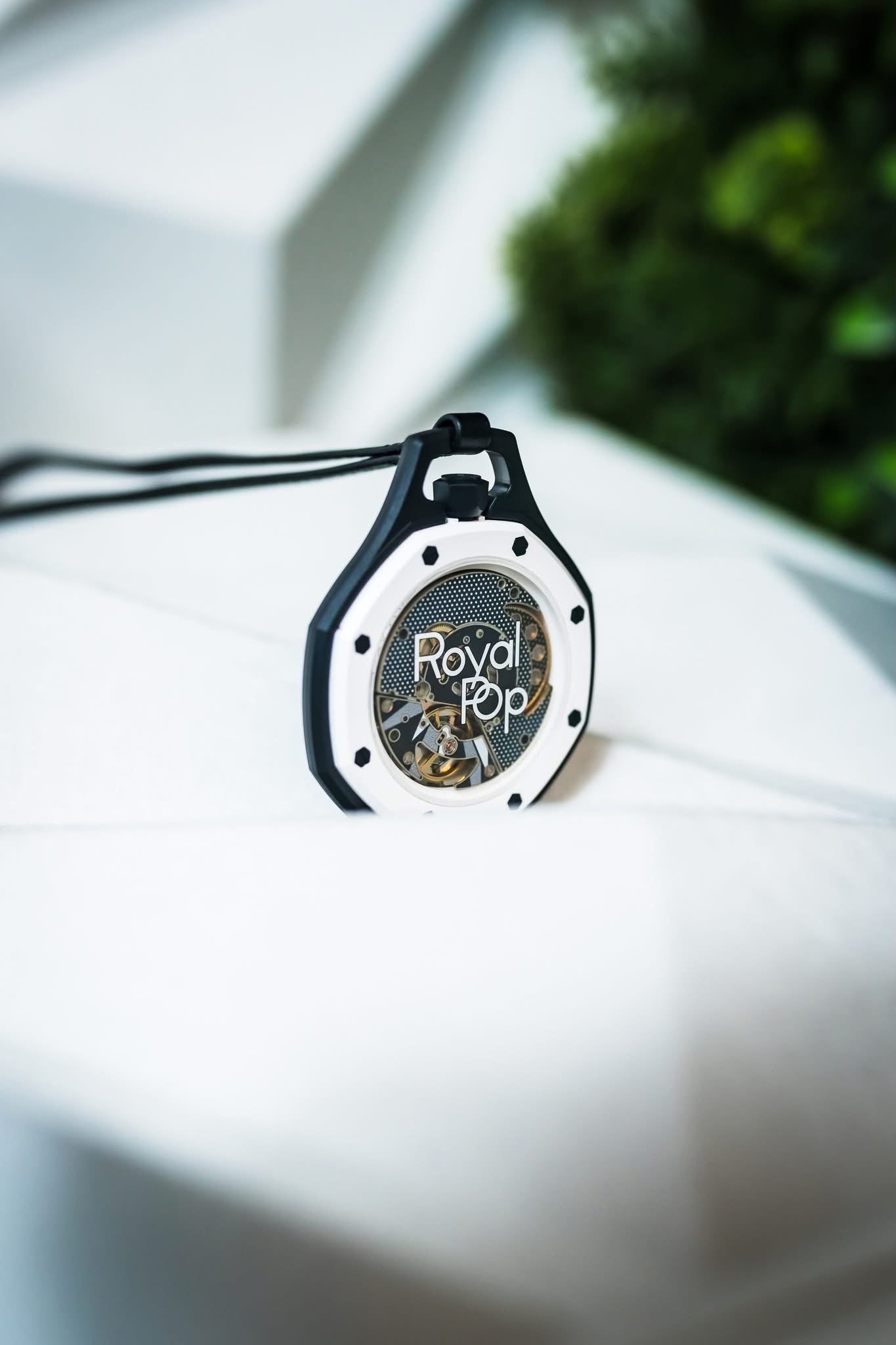 Premium Black & White Analog Watch | Modern Minimalist Design