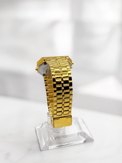 Premium Stainless Steel Digital Watch | Water Resistant & Day-Date Display ⭐