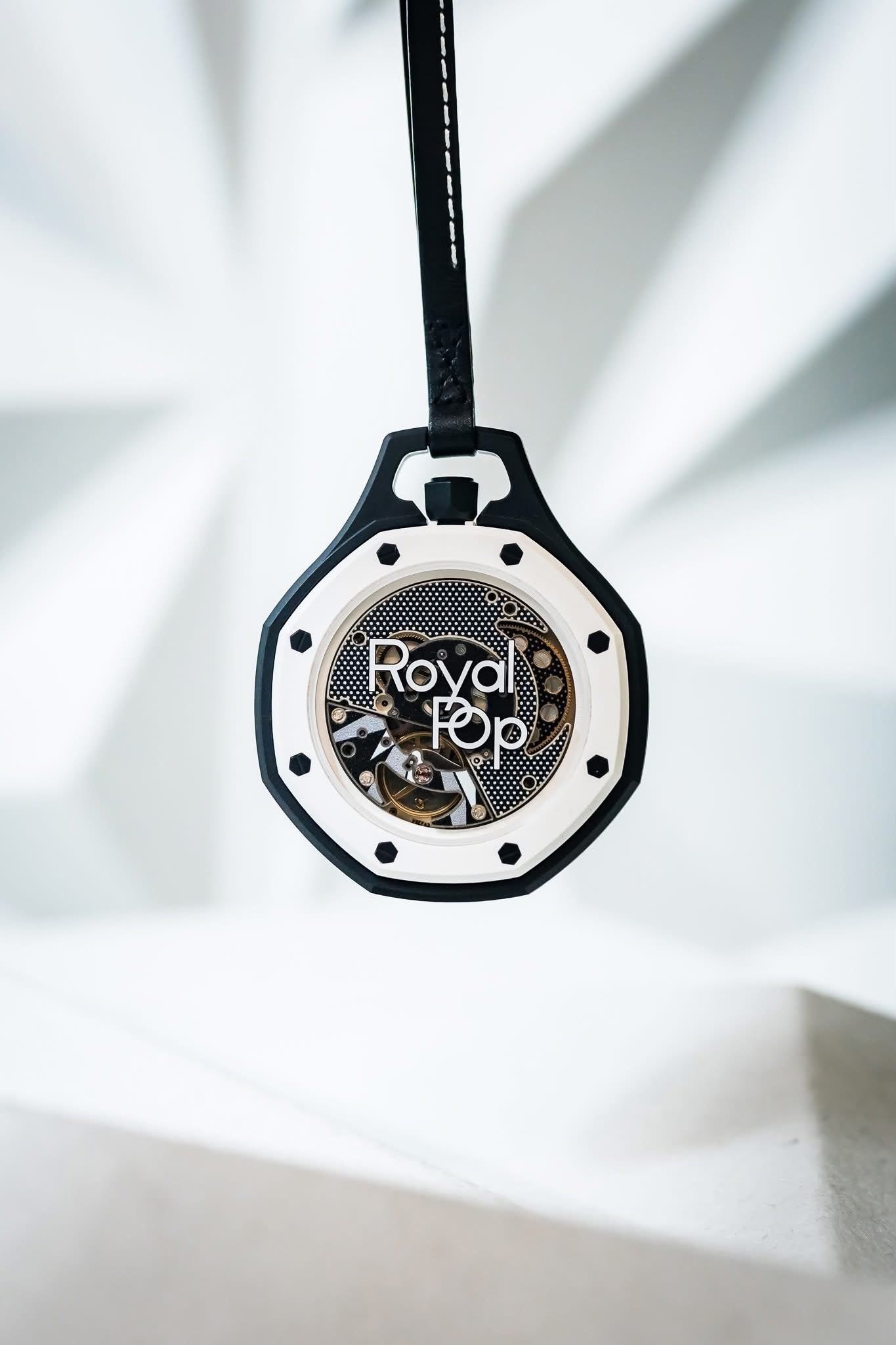 Premium Black & White Analog Watch | Modern Minimalist Design