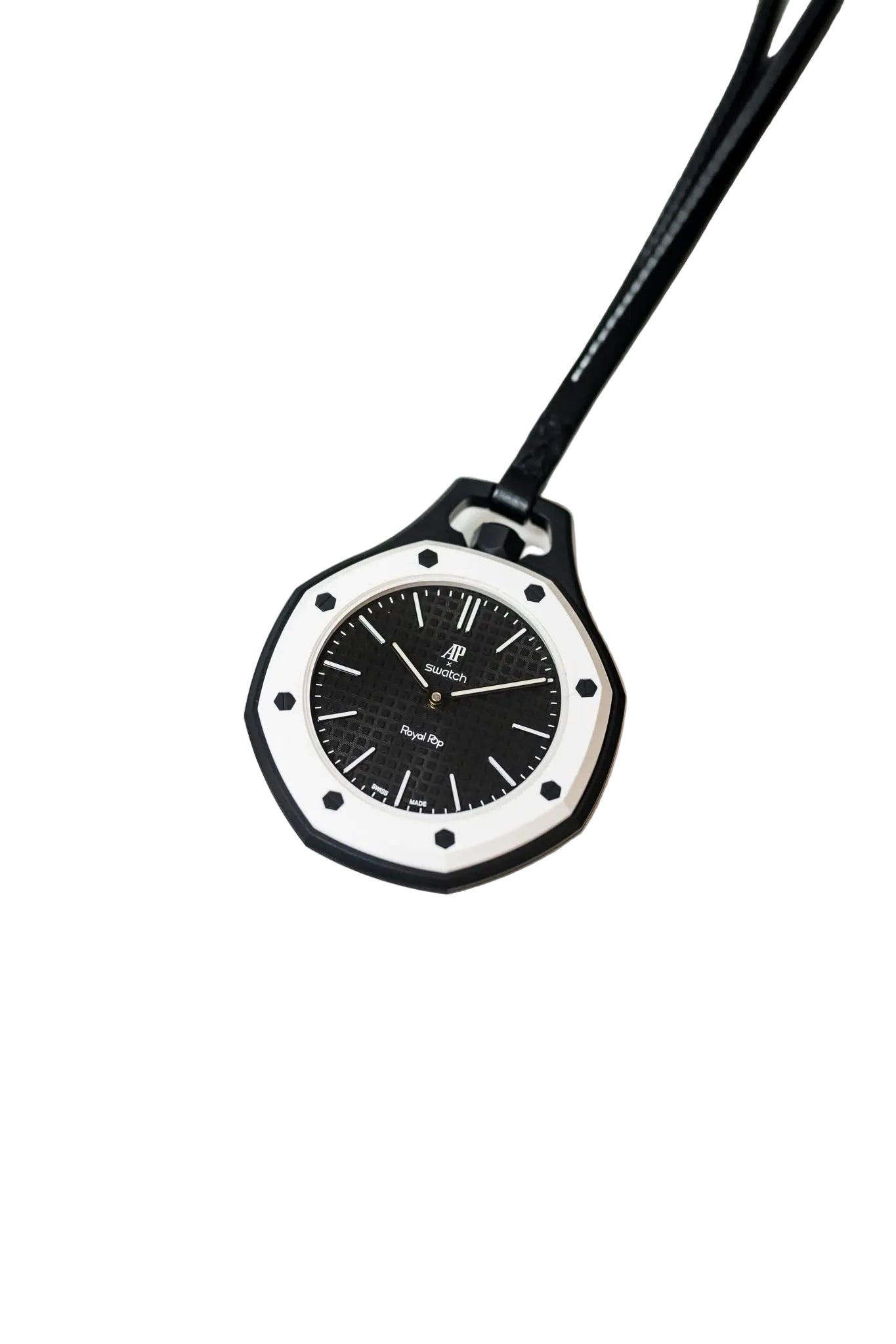 Premium Black & White Analog Watch | Modern Minimalist Design