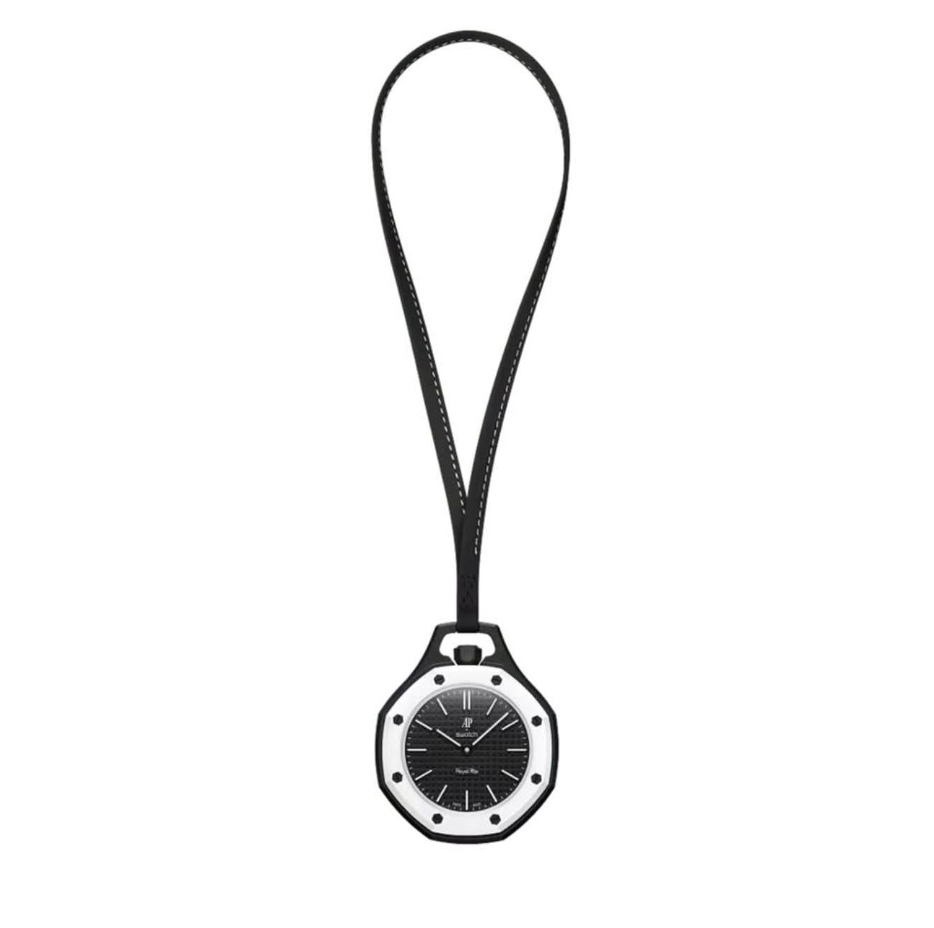 Premium Black & White Analog Watch | Modern Minimalist Design